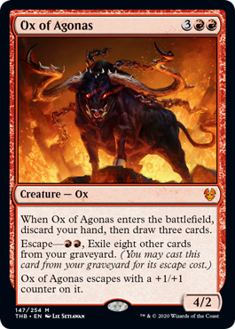 ox of agonas Magic: The Gathering Arena Theros Beyond Death red meta