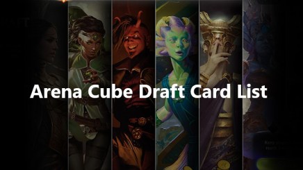 Arena Cube Draft Card List
