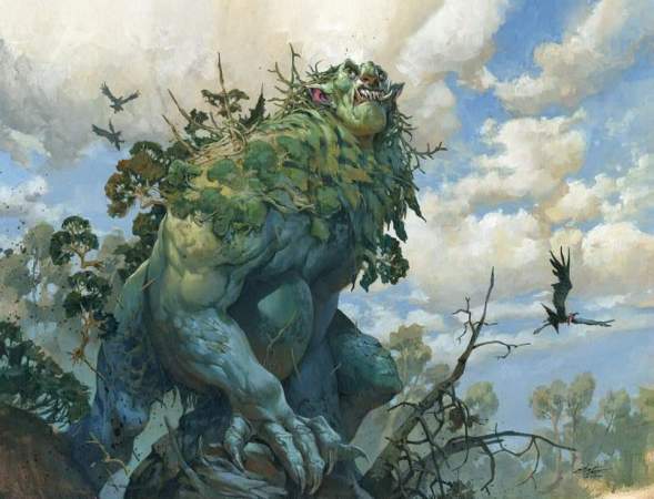 Old-Growth Troll Art by Jesper Ejsing
