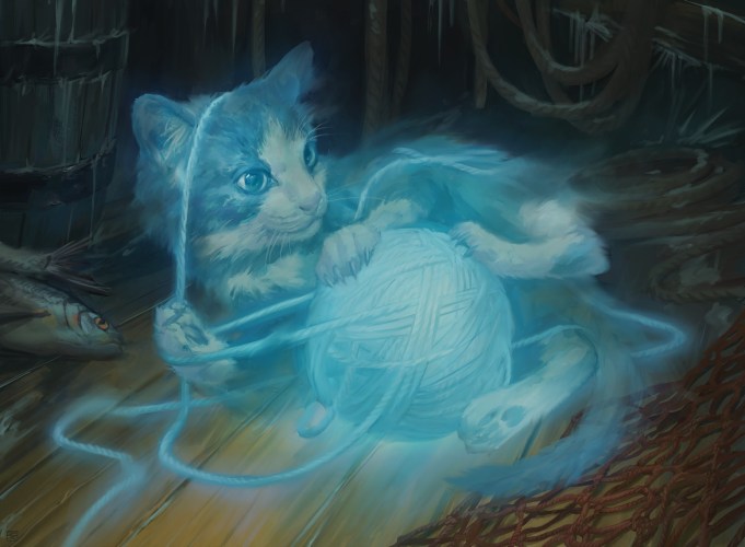 Mischievous Catgeist Art by Denman Rooke