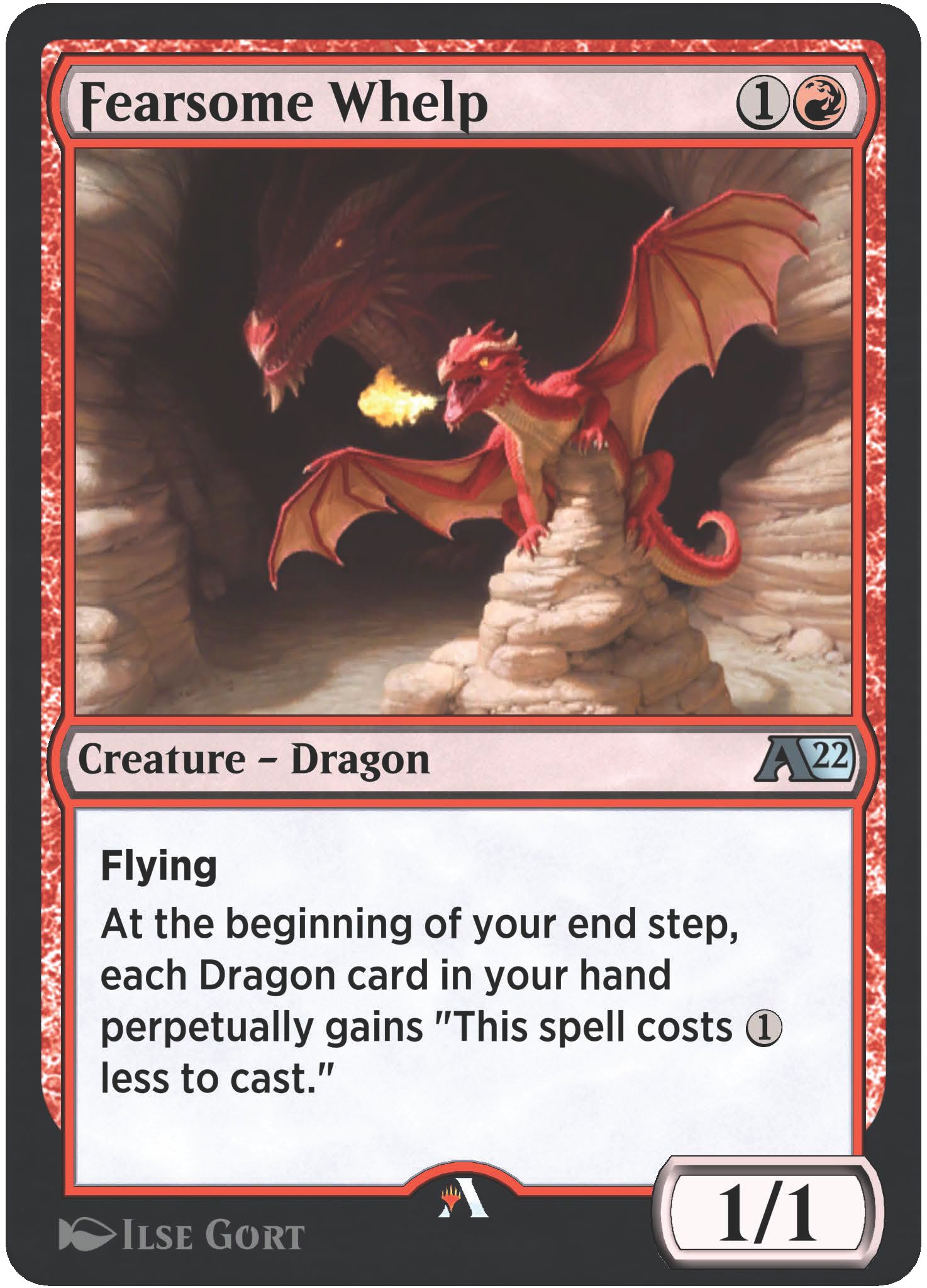Fearsome Whelp Spoilers MTG Arena Zone Fearsome Whelp Spoilers MTG Arena Zone