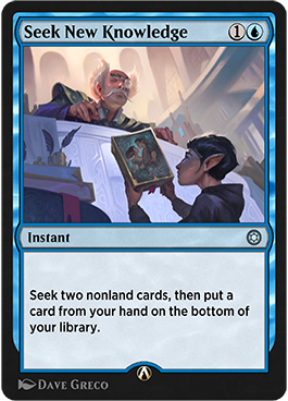 Seek New Knowledge  Spoilers  MTG Arena Zone