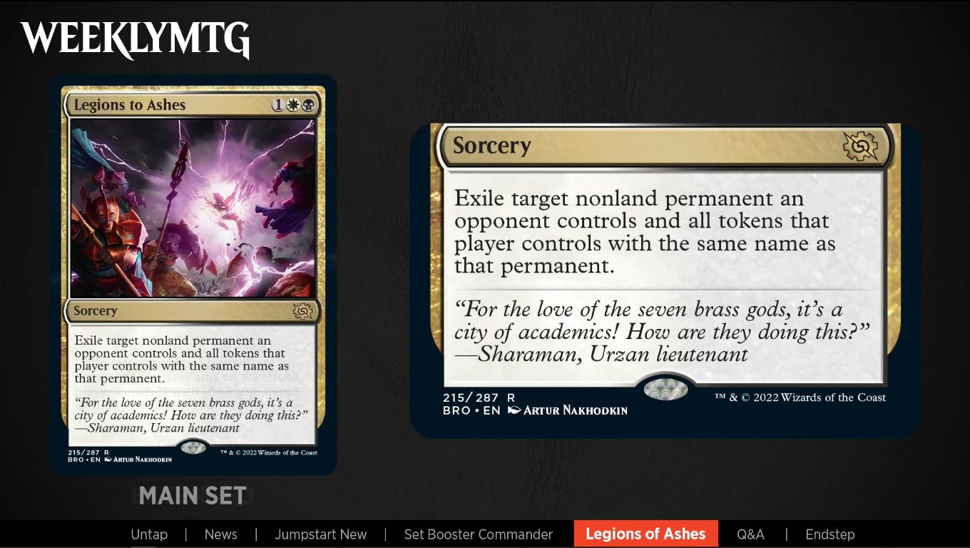 WeeklyMTG The Brothers' War Preview Stream - Jumpstart Rares and More!  MTG  Arena Zone